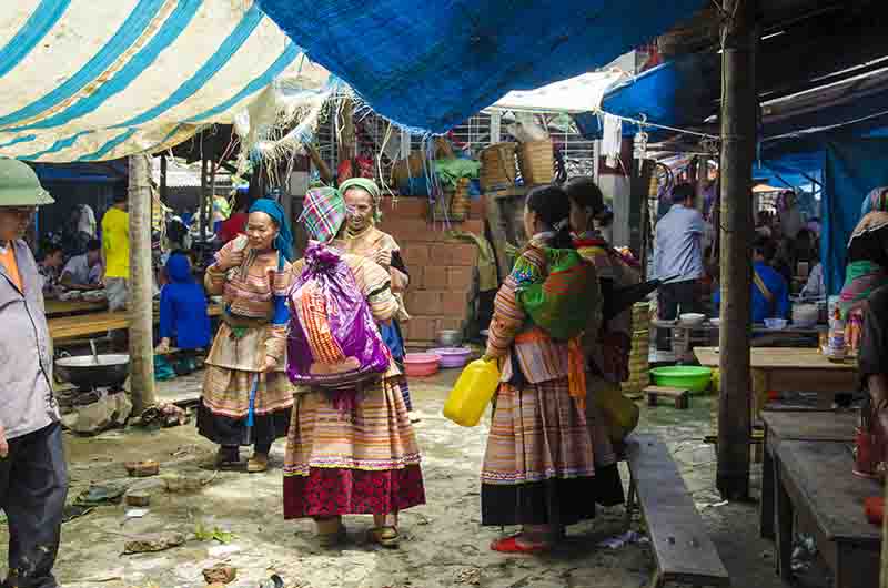 259 - Vietnam - Bac Ha - mercado